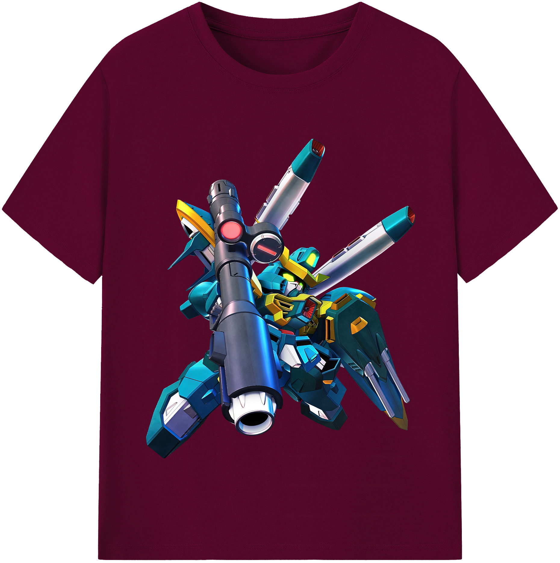 （画像用） 機動戦士ガンダム Mobile Suit Gundam レディースカジュアルプリントTシャツ（綿100％）